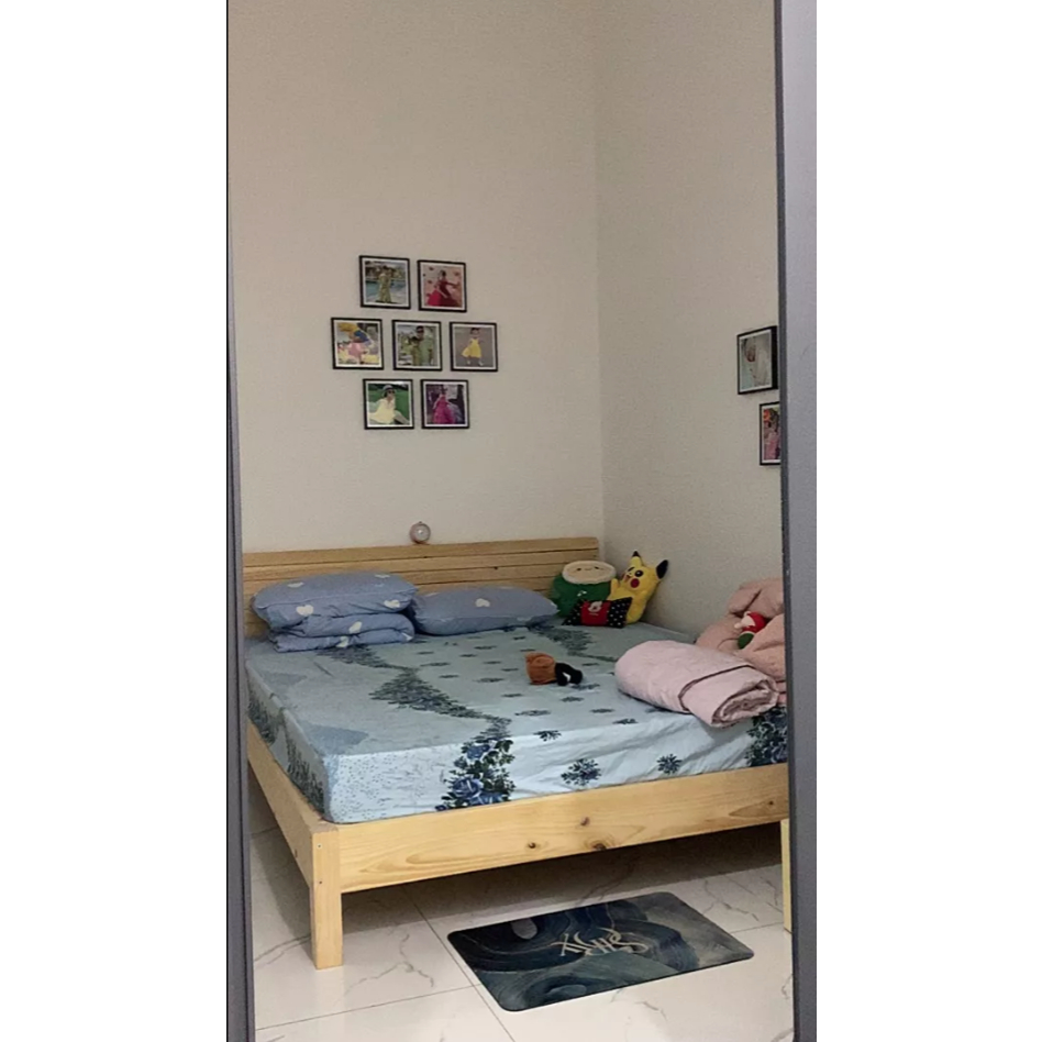 Giường ngủ gỗ tự nhiên bền đẹp nhiều kích thước (Có ảnh thật) - HOMDECOR