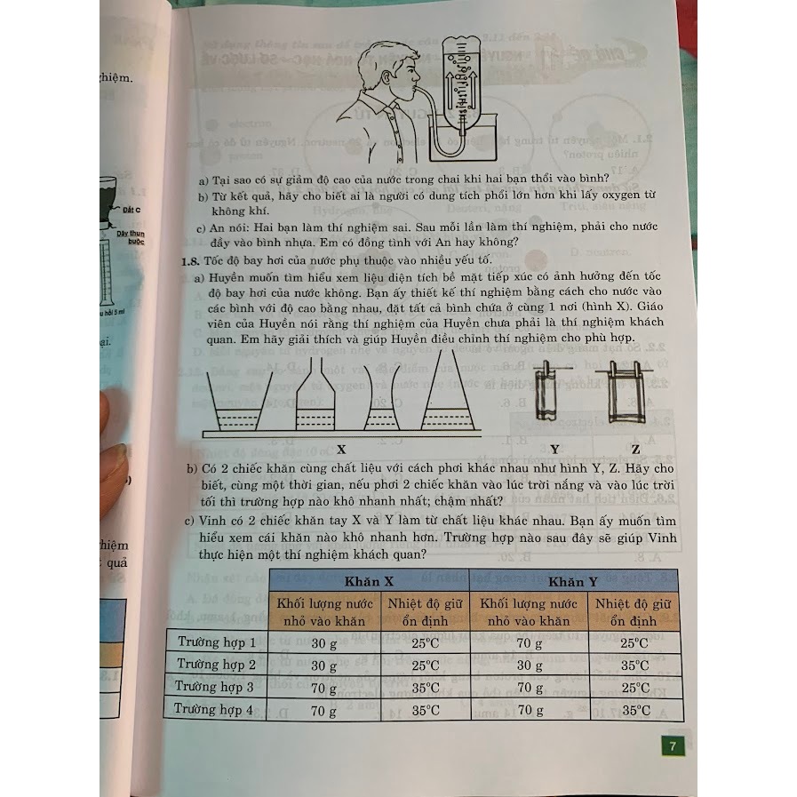 Sách - Bài tập cơ bản và nâng cao Khoa học tự nhiên 6+7+8+9 (ĐT)