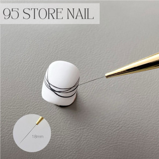 Cọ râu siêu mảnh dài 18mm - cọ vẽ nét lông tơ siêu mỏng