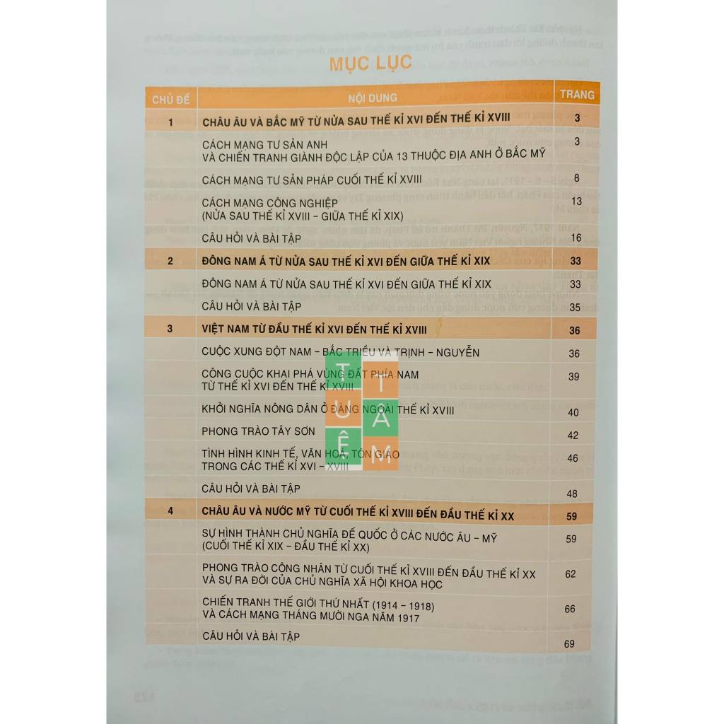 Sách - Bồi dưỡng học sinh giỏi Lịch sử 6 + 7 + 8 + 9 (ND)