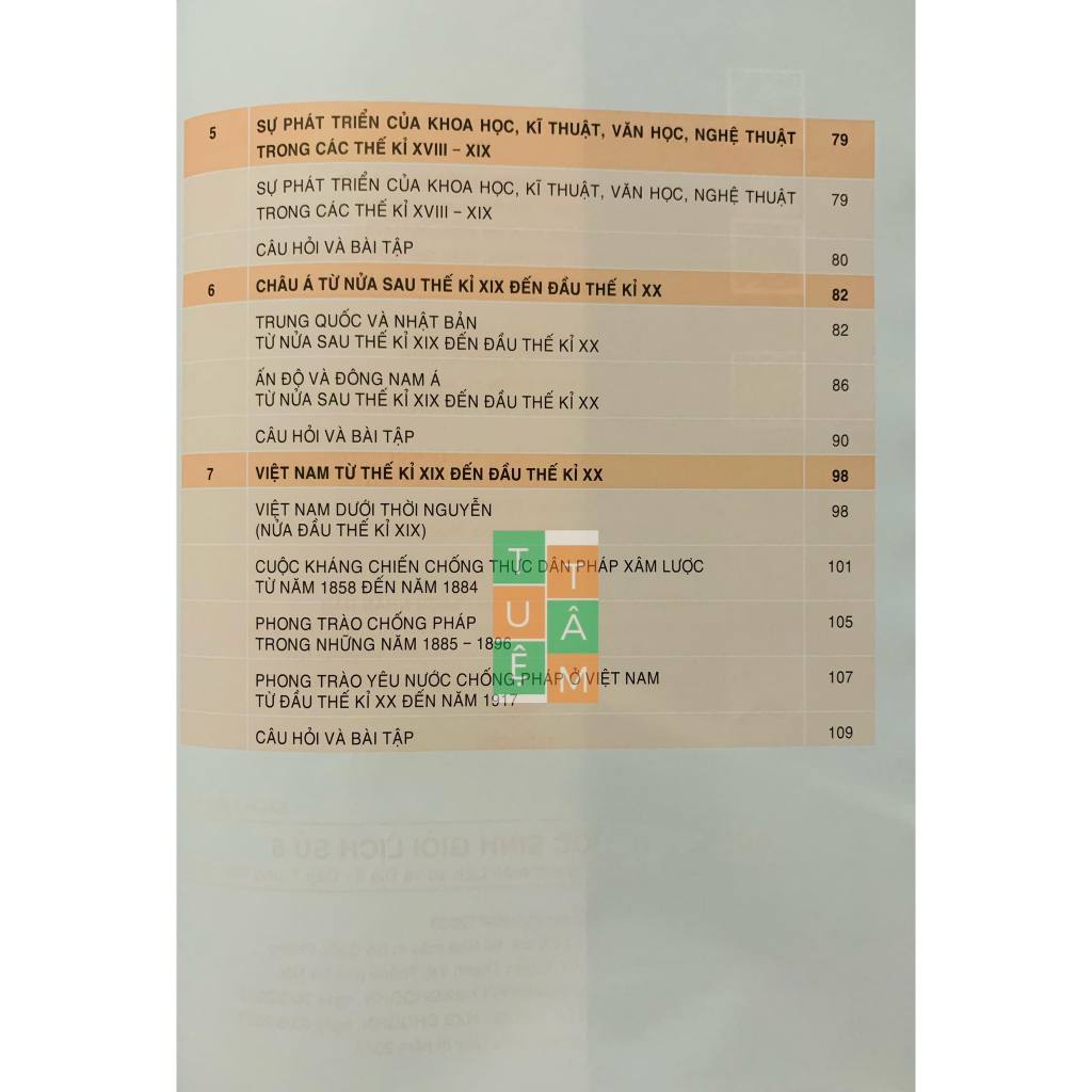 Sách - Bồi dưỡng học sinh giỏi Lịch sử 6 + 7 + 8 + 9 (ND)