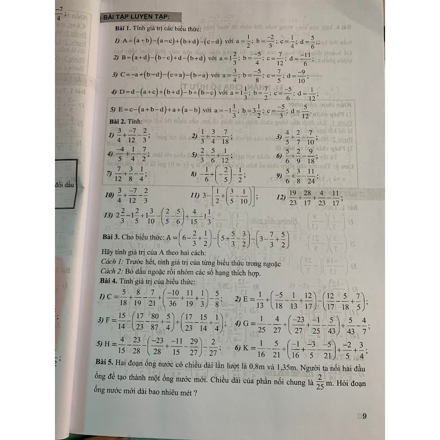 Sách - Bồi dưỡng năng lực tự học Toán 6+7+8+9 (không có đáp án)
