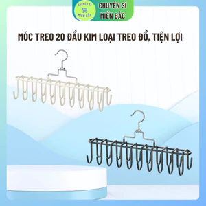 Móc Treo 20 ĐẦU KIM LOẠI Treo Quần Lót Vest Bảo Quản Hiện Vật Đa Năng Ký Túc Xá Sinh Viên Tủ Quần Áo Móc Treo MỚI