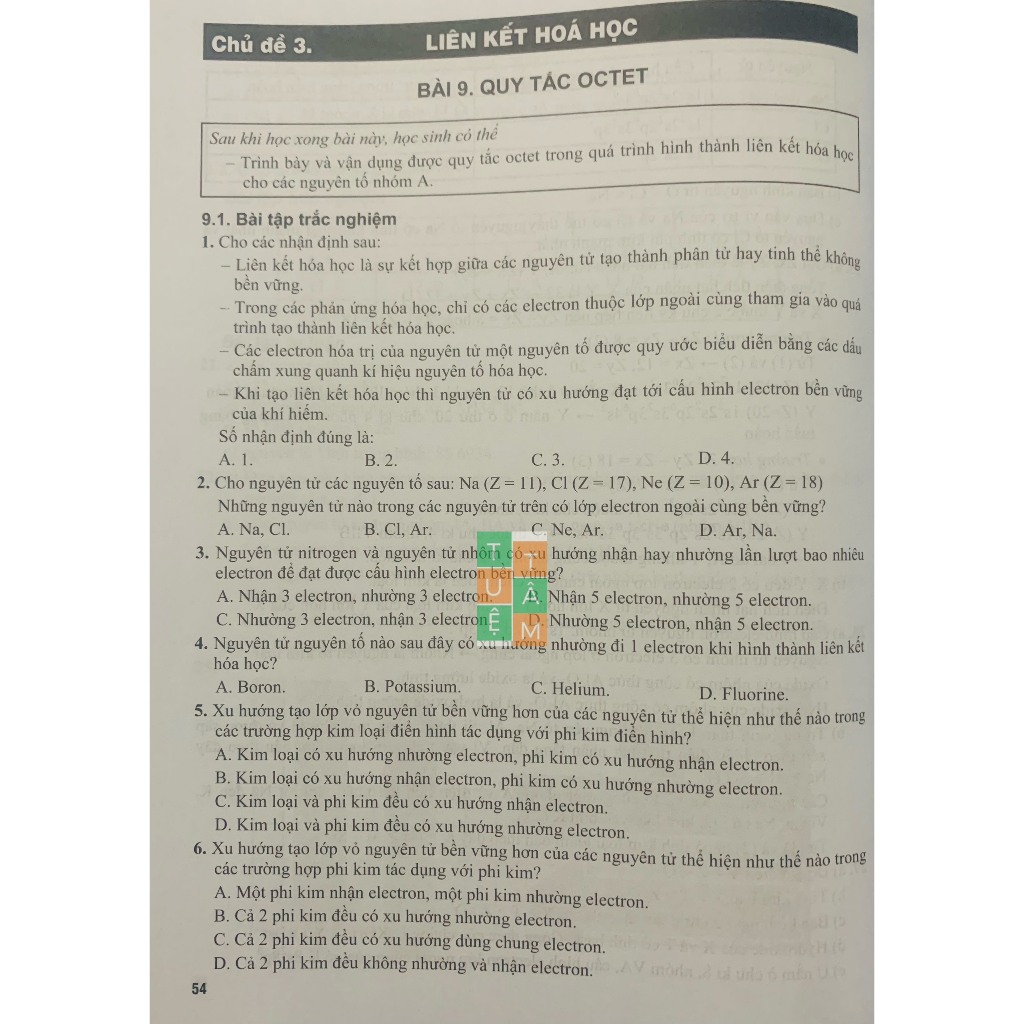 Sách - Bài tập phát triển năng lực Hóa học 10 + 11 + 12 (ĐT)