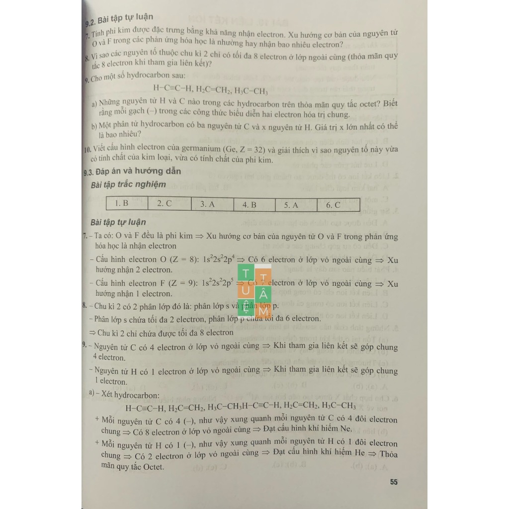 Sách - Bài tập phát triển năng lực Hóa học 10 + 11 + 12 (ĐT)