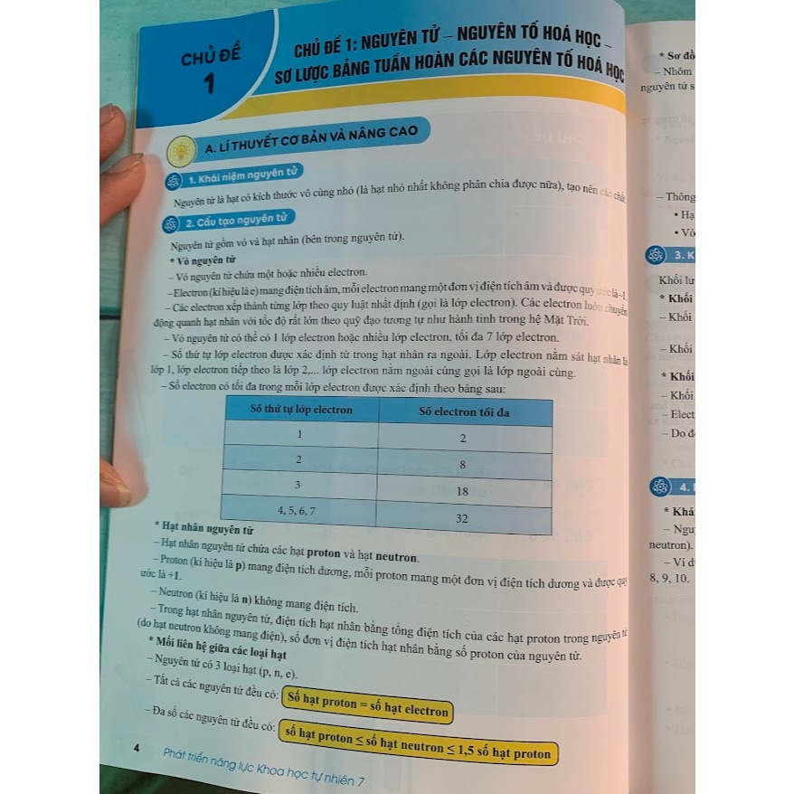 Sách - Phát triển năng lực Khoa học tự nhiên 6 + 7 + 8 (ND)