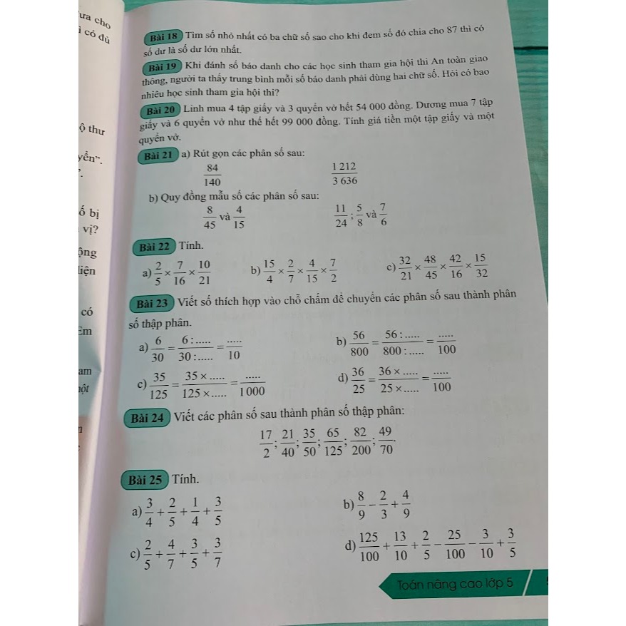 Sách - Toán nâng cao lớp 3 + 4 + 5 (ND)