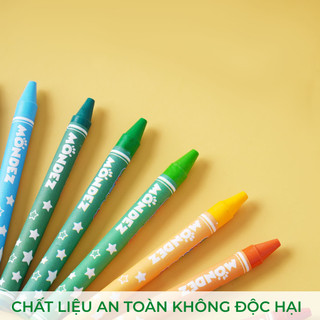 Bút Sáp Vặn Sáp Màu Hữu Cơ CLASSMATE Hạn Chế Gãy, Sáp Màu Không Bẩn Tay Màu Sắc Tươi Sáng Vẽ Tranh Tô Màu
