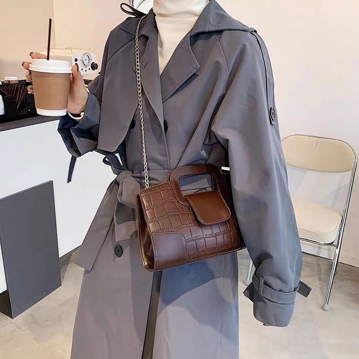 Thời Trang Túi Ống Hút Nữ Mới Màu Sắc Tương Phản Đa Năng Đầm Túi Đeo Ngang Túi Bucket Túi Điện Thoạ – 7