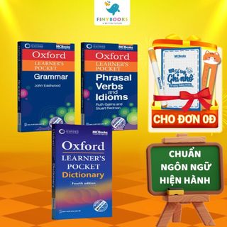 Combo Sách Oxford Learner's Pocket (Từ Điển Anh-Anh): Phrasal verbs and idioms, Grammar, Dictionary - MCBooks