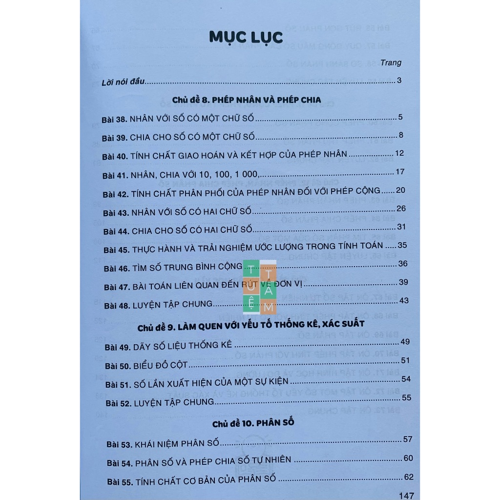 Sách - Bài giảng và hướng dẫn học Toán lớp 2 + 3 + 4 + 5 (Kết nối tri thức với cuộc sống)