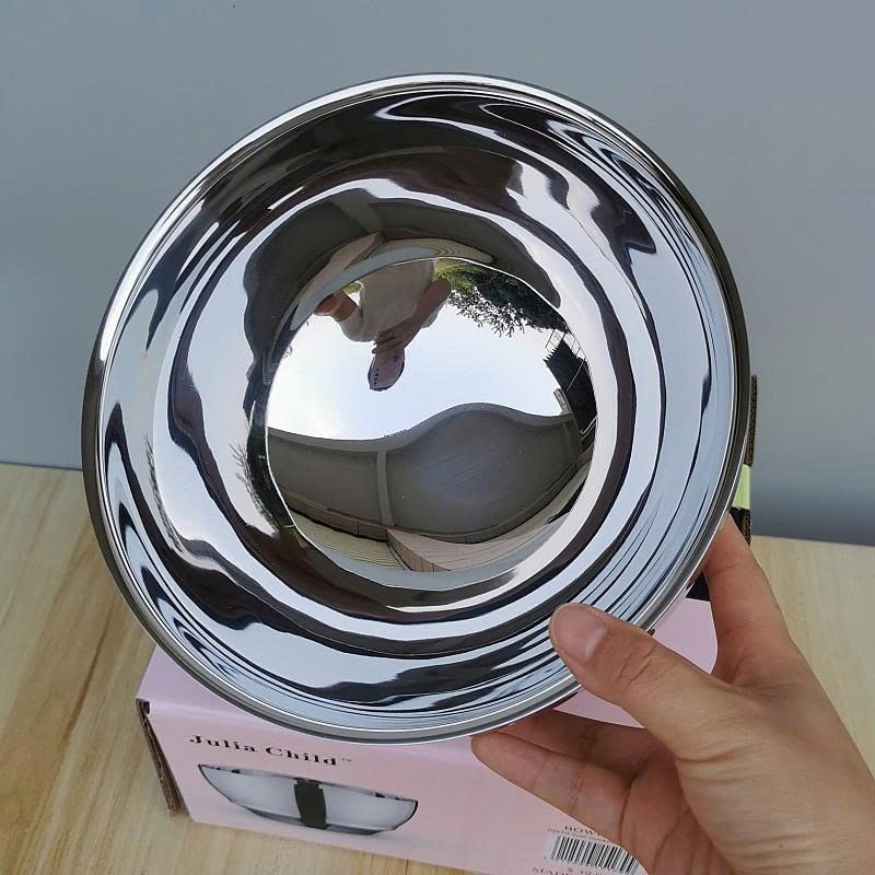 Bát Tô 2 Lớp Cách Nhiệt Chống Nóng Tốt Julia Child Lunkai Size 20, Bát đựng canh, Sup inox 18/10