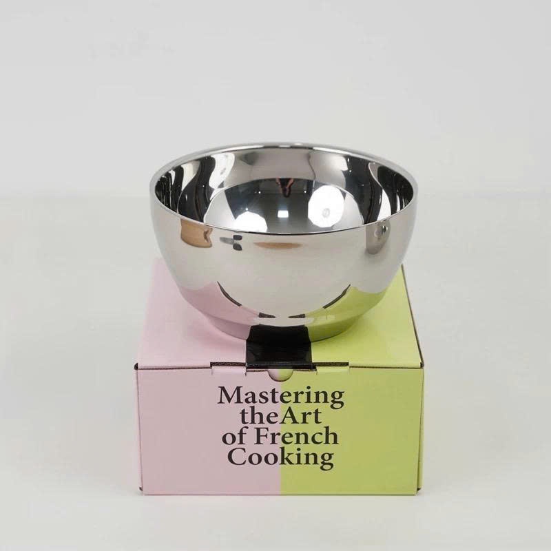 Bát Tô 2 Lớp Cách Nhiệt Chống Nóng Tốt Julia Child Lunkai Size 20, Bát đựng canh, Sup inox 18/10