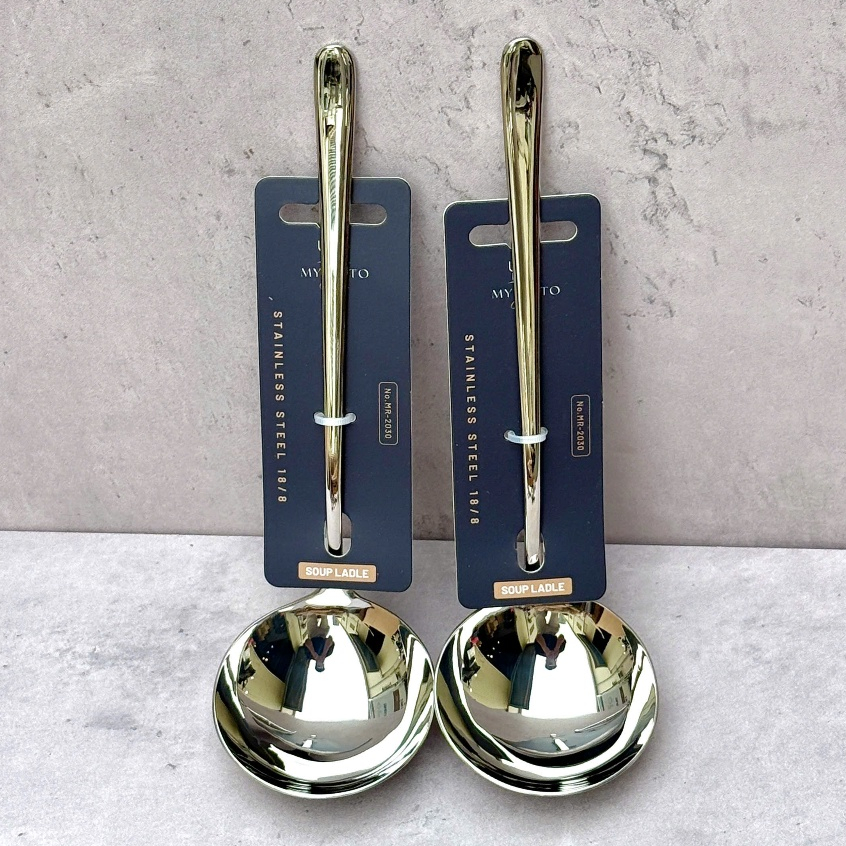 Muôi Canh inox 18/10 cao cấp 24cm Myresto hàng Chính hãng xuất Đức và ...