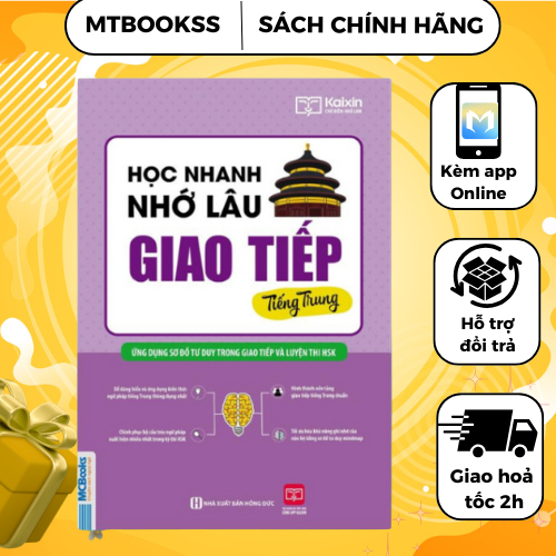 Sách - Học Nhanh Nhớ Lâu Giao Tiếp Tiếng Trung - Ứng Dụng Sơ Đồ Tư Duy Trong Giao Tiếp Và Luyện Thi HSK