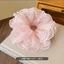 Scrunchies Dây cột tóc vải ren màu sắc ngọt ngào phong cách Hàn Quốc