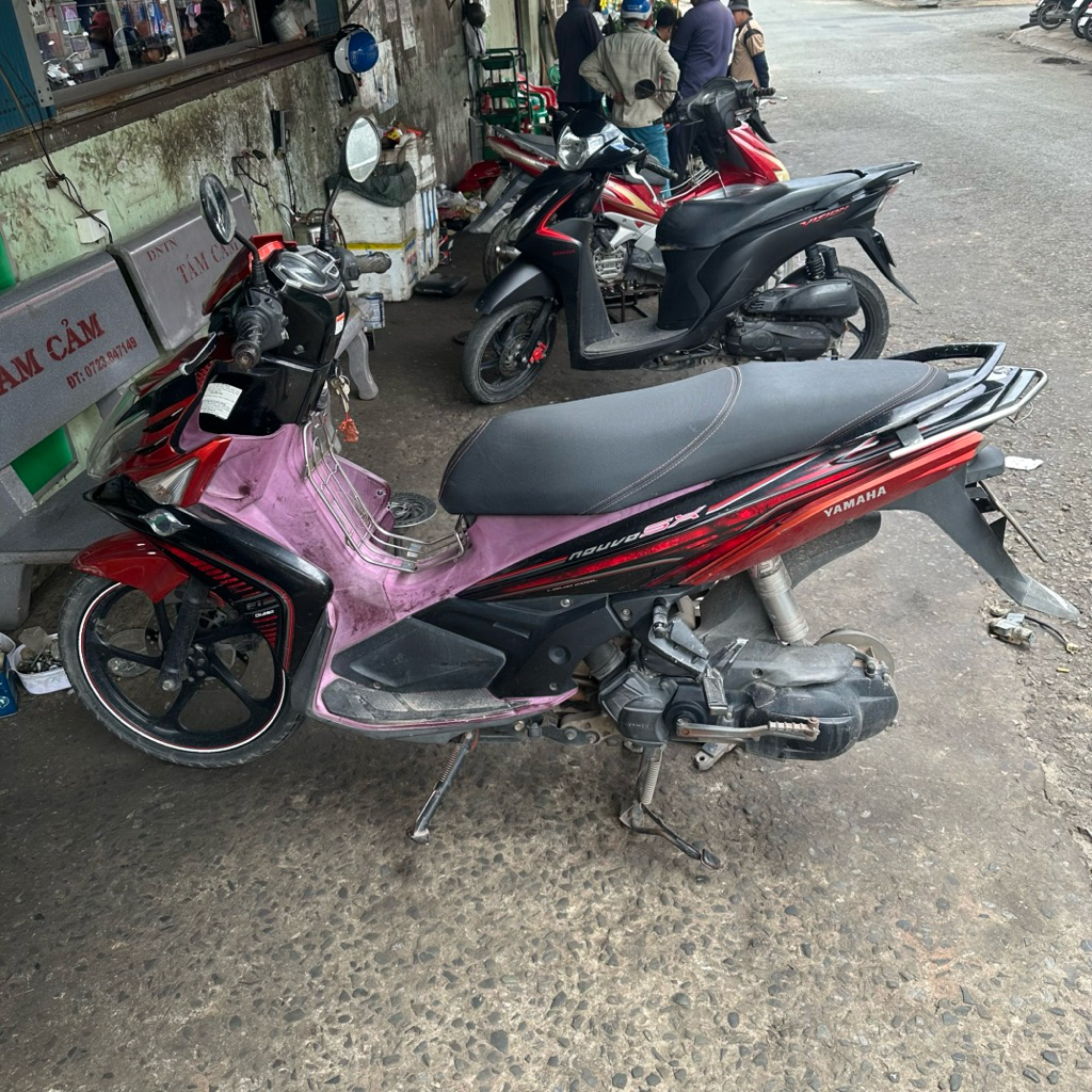 Da yên Yamaha Novo SX (no5) kiểu zin (sử dụng kim bọc yên)