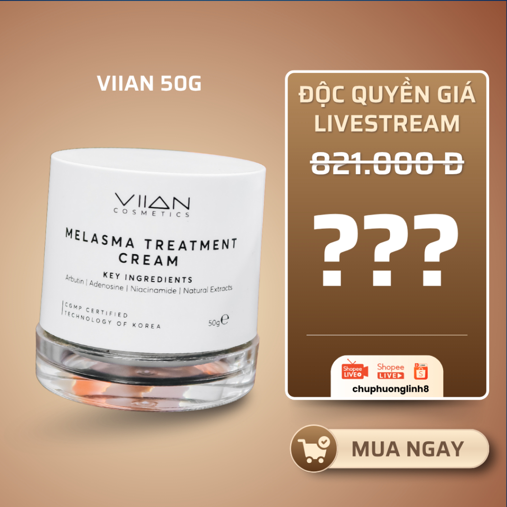 Kem Đêm, Cải Thiện Độ Sáng Da VIIAN 50g | Dưỡng Ẩm, Cân Bằng Da, Hỗ Trợ ...