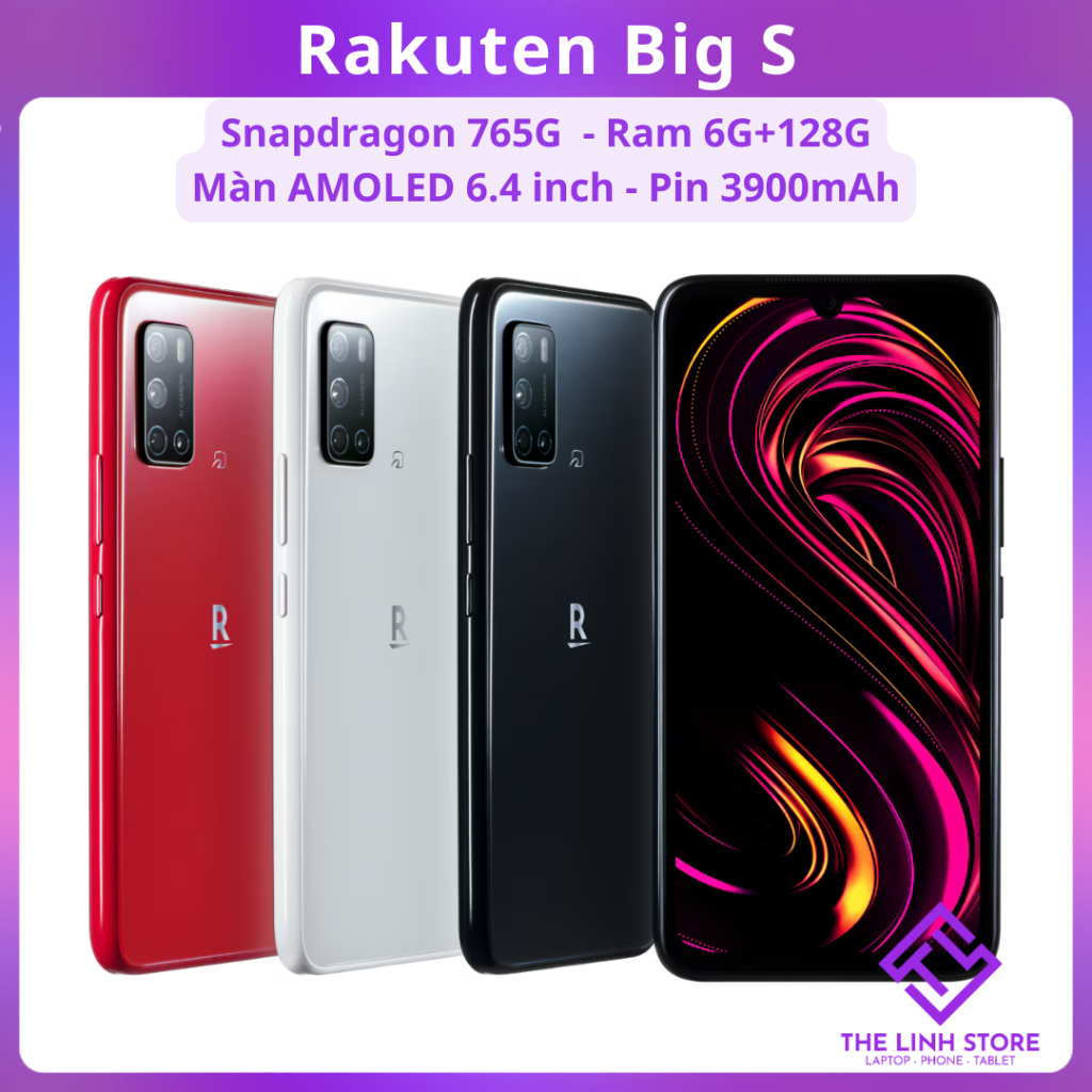 Điện thoại Rakuten Big S màn AMOLED 6.4 inch - Snapdragon