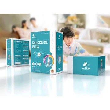 Canxi Plus Gold Star Viên Uống Bổ Sung Canxi Hữu Cơ Cho Người Già, Bà Bầu, Trẻ em, Hộp 30 Viên, Ngày Uống 1 Viên