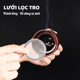 Cốc xông ngải cứu gốm sứ chịu nhiệt cao – Dụng cụ xông hơ, trị liệu giảm đau, cạo gió thư giãn