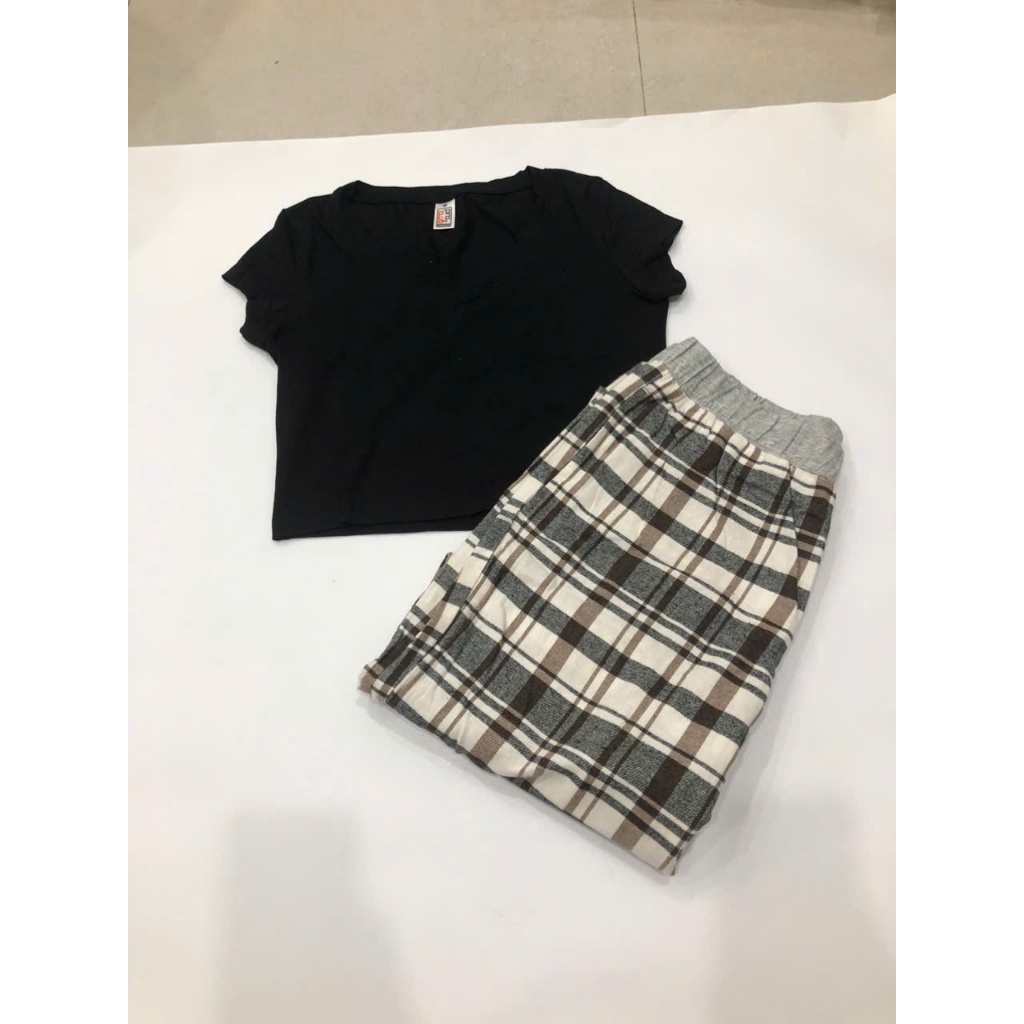✨ SET 3 QUẦN CARO CỰC XINH – MẶC LÊN LÀ "NGHIỆN" ✨  -q2179.