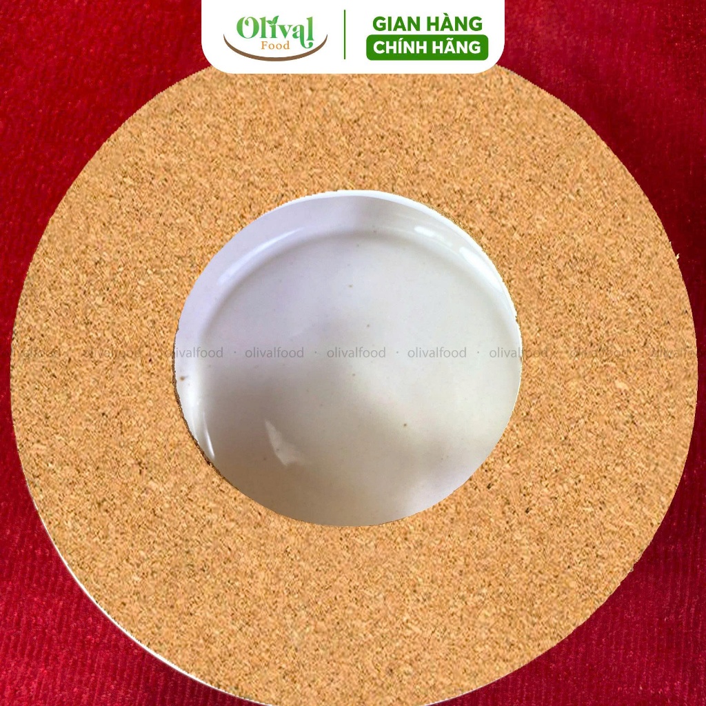 Bộ bình trà bằng thủy tinh - Đế nến hâm nóng trà OlivalFood bằng gốm sứ tráng men tiện dụng