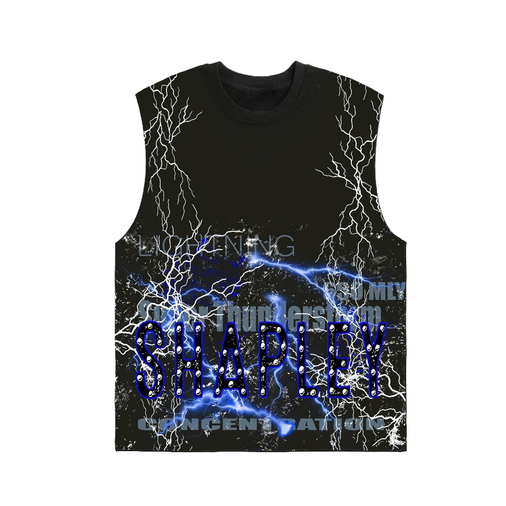 Áo thun Tanktop Cổ tròn SHAPLEY ICVCVNI Unisex Cototn
