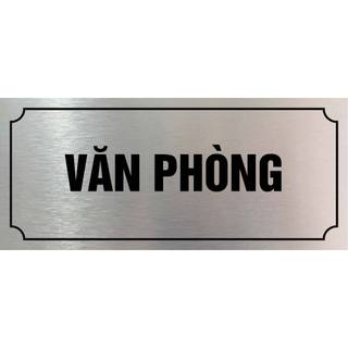 Bảng hội trường, phòng trưng bày, thu ngân, quầy thanh toán, nhân viên, phòng hành chính, văn phòng in theo yêu cầu