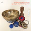 Bộ Chuông Xoay Nepal Cao Cấp 25cm Kèm TingSha - Họa Tiết Chân Ngôn "Om' CXNP76