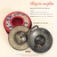Bộ Chuông Xoay Nepal Cao Cấp 25cm Kèm TingSha - Họa Tiết Chân Ngôn "Om' CXNP76