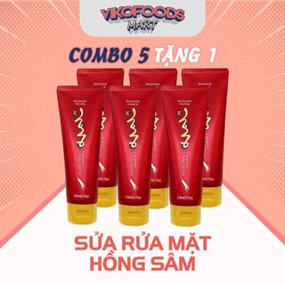 [COMBO 5 TẶNG 1] SỮA RỬA MẶT HỒNG SÂM HONGCOMESTIC - 170ML