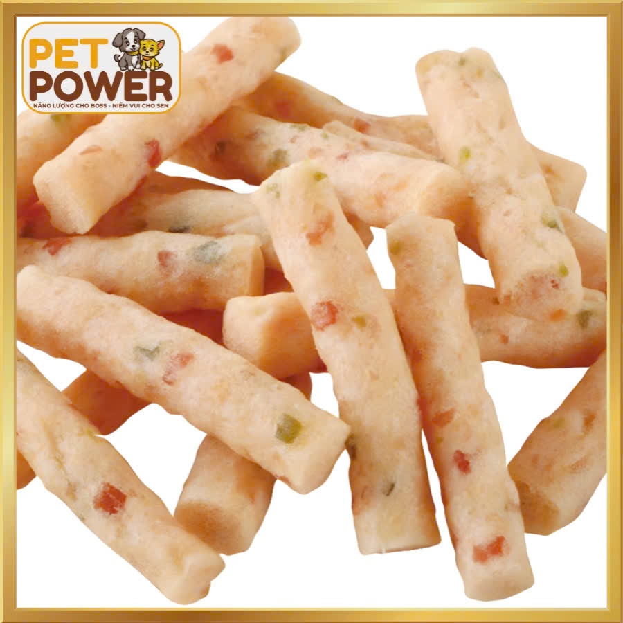 Que gà nướng mềm SAYA bổ sung rau củ 100g Doggyman