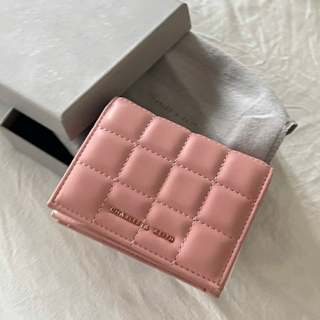 Small Wallet Charles And Keith Pink Wallet Ví Charles N Keith Màu