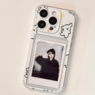 Ốp Lưng iPhone Cún Nhỏ Xinh Dẻo Đựng Thẻ, Chống Sốc, Bảo Vệ Camera - iP 7/8/X/XS/11/12/13/14/15/16/17/Plus/Pro/Max/Air