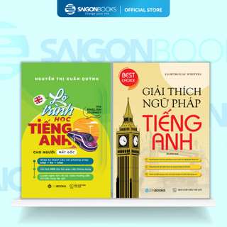 Combo Sách - Giải Thích Ngữ Pháp Tiếng Anh & Lộ Trình Học Tiếng Anh Cho Người Mất Gốc