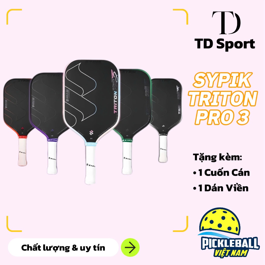 Vợt Pickleball Sypik Triton Pro Ultimate Gen 3 Chính Hãng - Sypik Việt ...