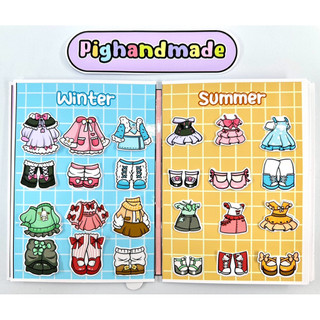 Đồ chơi bóc dán BST thời trang Sanrio đặc biệt - Thay đồ 6 búp bê giấy, 36 trang phục tự chọn