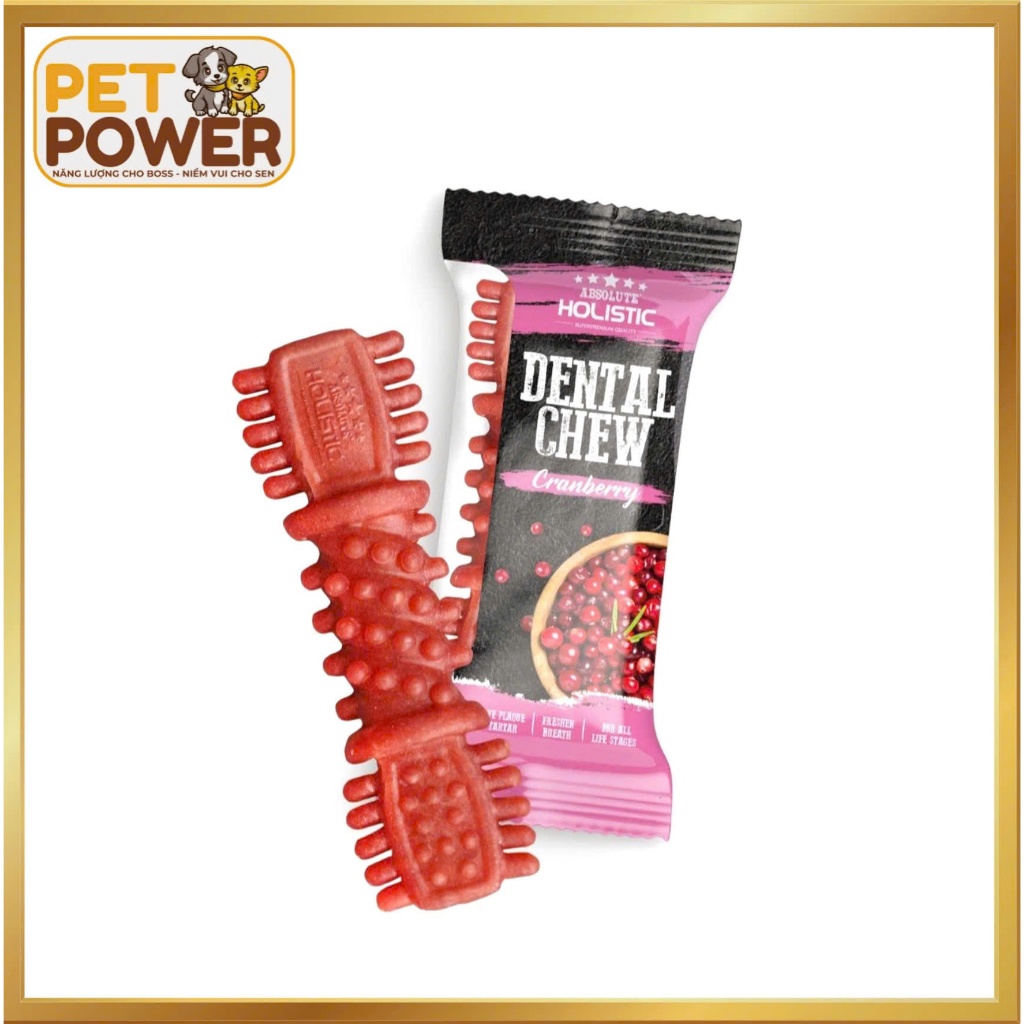 Bánh Xương Sạch Răng Thơm Miệng cho Cún Absolute Holistic Dental Chew - 5 vị
