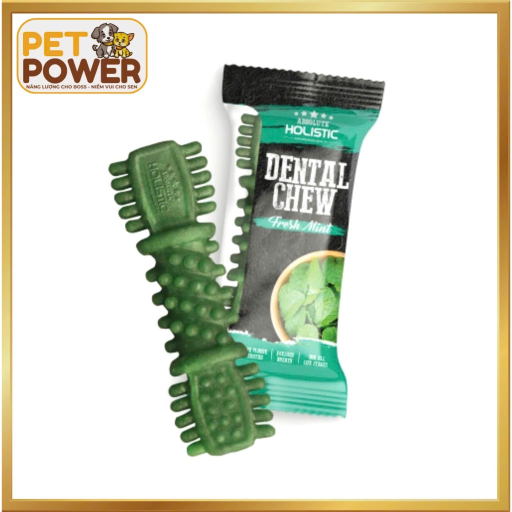 Bánh Xương Sạch Răng Thơm Miệng cho Cún Absolute Holistic Dental Chew - 5 vị