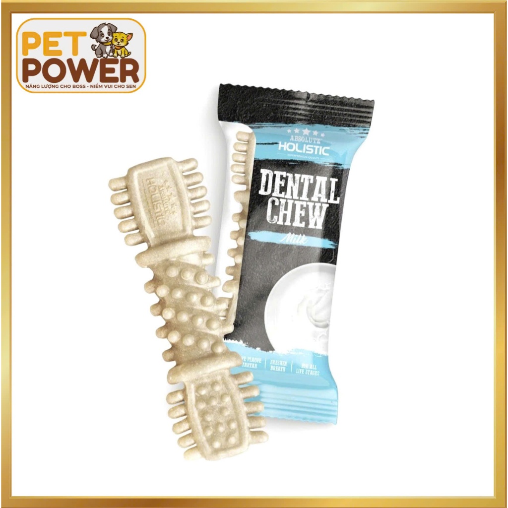 Bánh Xương Sạch Răng Thơm Miệng cho Cún Absolute Holistic Dental Chew - 5 vị