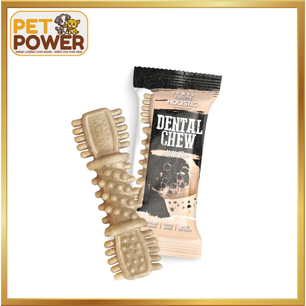 Bánh Xương Sạch Răng Thơm Miệng cho Cún Absolute Holistic Dental Chew - 5 vị