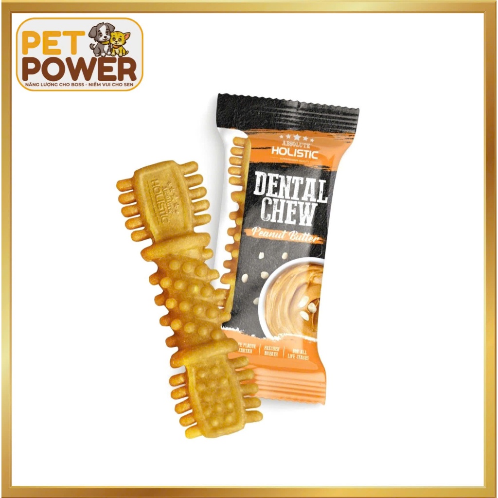 Bánh Xương Sạch Răng Thơm Miệng cho Cún Absolute Holistic Dental Chew - 5 vị