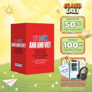 Sách - Từ điển Anh - Anh - Việt bìa cứng đỏ - MCBooks Chính Hãng
