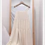 Đầm nữ đi biển du lịch hè thu xinh xắn cute Váy 2 dây dáng dàng qua gối 2 tầng form rộng xòe đen be basic T622G