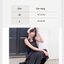 Đầm nữ đi biển du lịch hè thu xinh xắn cute Váy 2 dây dáng dàng qua gối 2 tầng form rộng xòe đen be basic T622G