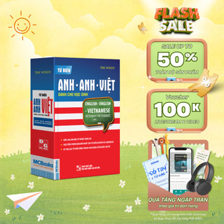 Sách - Từ điển Anh - Anh - Việt dành cho học sinh - Mcbooks Chính Hãng