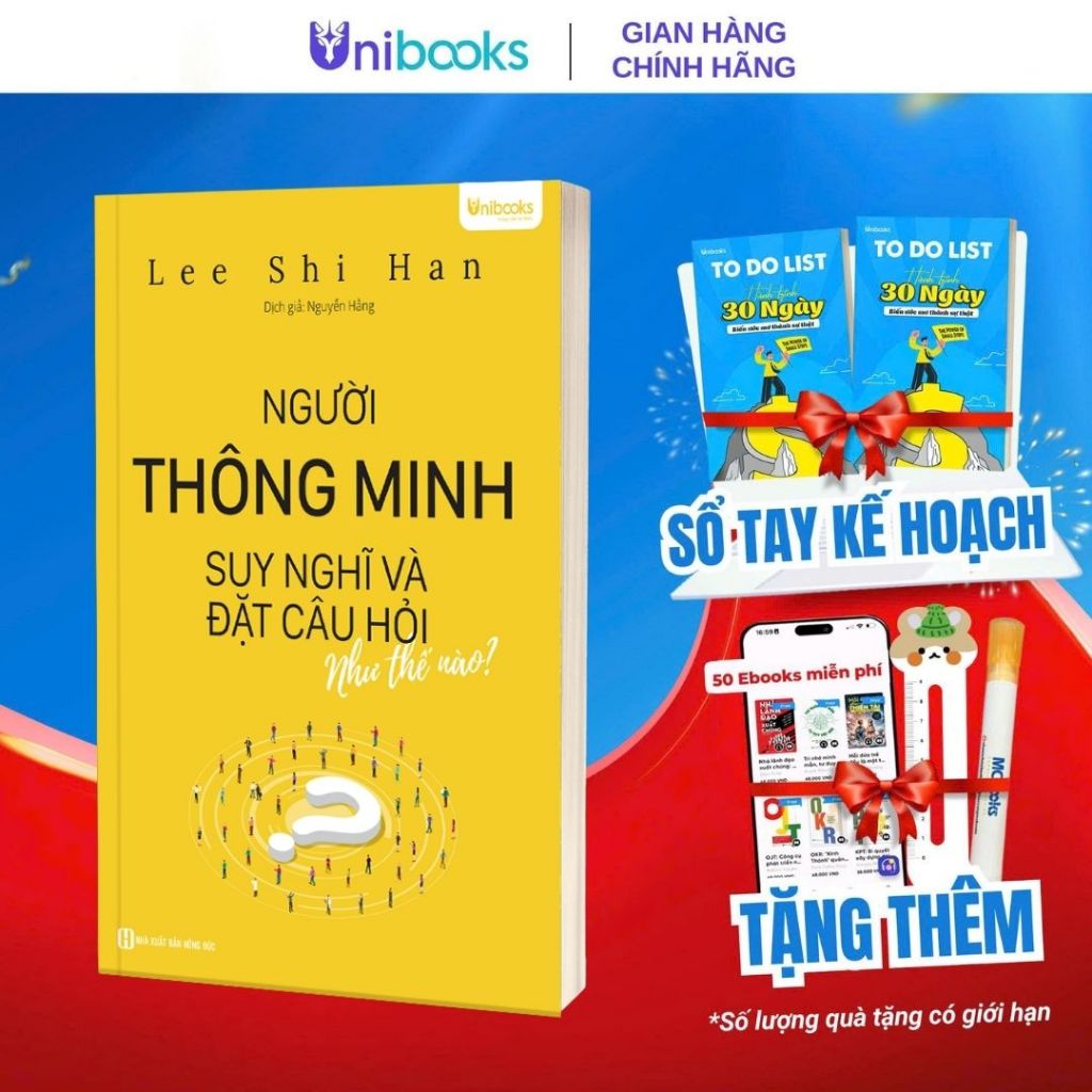 Sách - Người thông minh suy nghĩ và đặt câu hỏi ? - Unibooks | Shopee ...