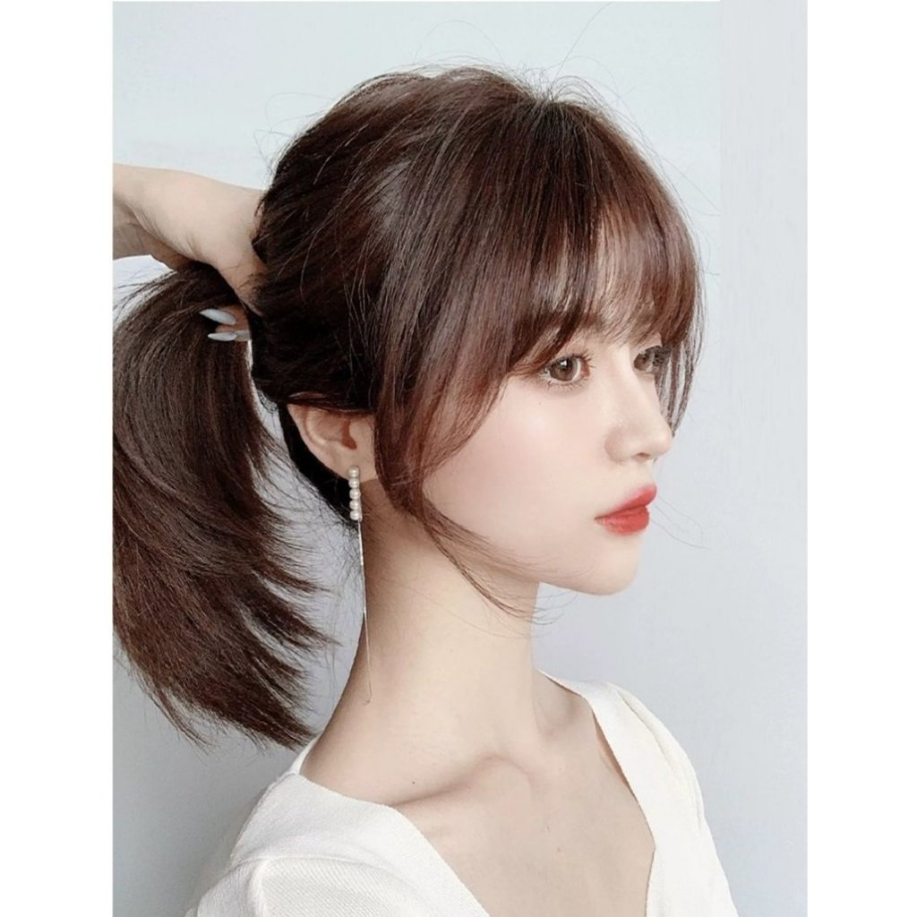 [HÀNG SIÊU CẤP] TÓC GIẢ PHỦ BẠC PHỦ HÓI CÓ MÁI HÀNG CAO CẤP CÓ DA ĐẦU ĐỦ MÀU TẶNG XỊT DƯỠNG