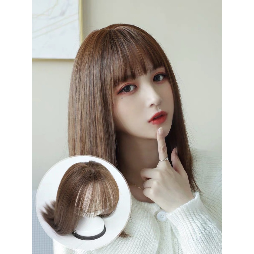 [HÀNG SIÊU CẤP] TÓC GIẢ PHỦ BẠC PHỦ HÓI CÓ MÁI HÀNG CAO CẤP CÓ DA ĐẦU ĐỦ MÀU TẶNG XỊT DƯỠNG